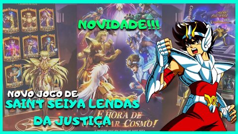 NOVO JOGO: SAINT SEIYA LENDAS DA JUSTIÇA