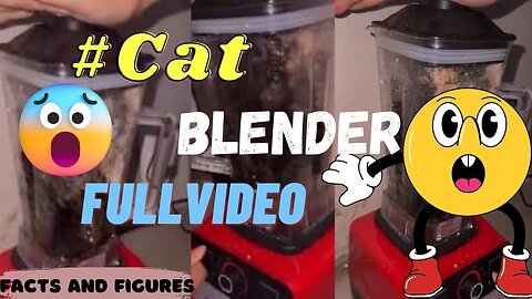 Cat in blender video twitter | Cat in blender video explained #viral #trending