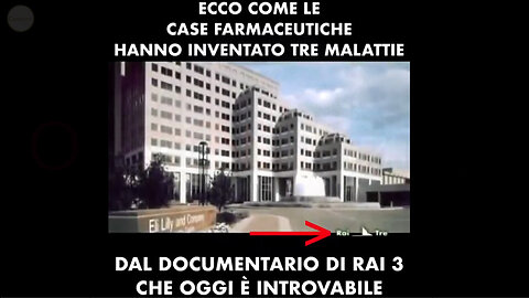 3 malattie inventate dalle case farmaceutiche (documentario RAI3)