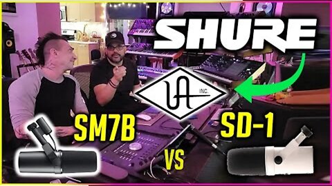 Is This A Knock Off? Universal Audio SD-1 vs Shure SM7B Microphones