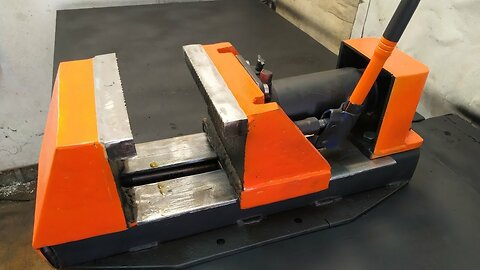 Hydraulic Vise using car jack