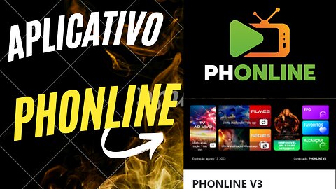 APLICATIVO PHONLINE PELO NAVEGADOR. TV BOX MXQ!