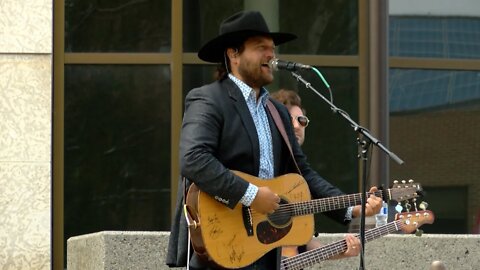 Trevor Panczak Showcases Country Tunes For Mayor's Community BBQ - August 23, 2022 - Micah Quinn