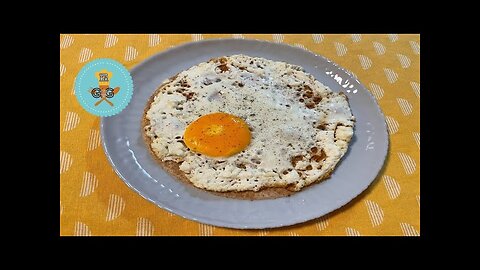 Feta Fried Egg With Tortilla Easy Breakfast / Τηγανητό Τυρί Με Αυγό Και Τορτίγια