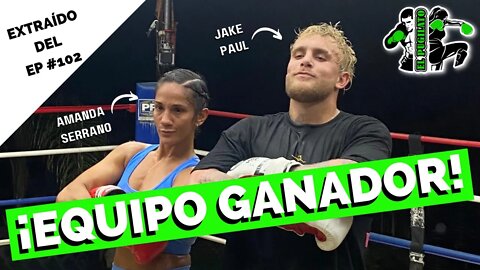 Jake Paul y Amanda Serrano- Equipo Ganador