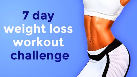 7 Day Body Transformation Workout DO THIS & Look In The Mirror -Weight Loss Challenge Lose Belly Fat