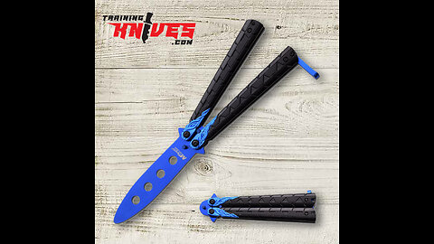 MTechUSA Blue Dragon Anodized Aluminum Butterfly Trainer MT-872BL