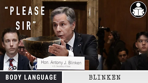 Body Language - Blinken, Senate Marching Orders