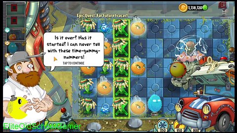 Plants vs Zombies 2 - Epic Quest: Far Future Fracas - Levels 28-35 - January 2023