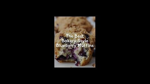 Bakery style muffins