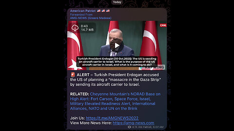 🚨 ALERT – Turkish President Erdogan accused the US of planning a “massacre in the Gaza Strip”