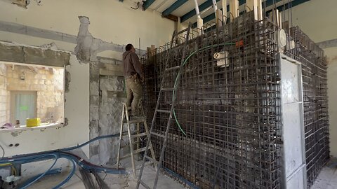 The making of a bomb shelter