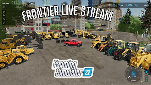 Farming Simulator 22 Live Stream on Frontier MAP #fs22 #farmingsimulator22 #simulator #live