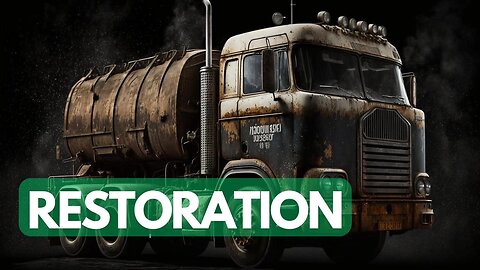 Destroyed SCANIA fuel truck | Restoration Abandoned semi trailer