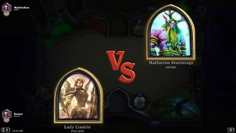 Hearthstone, match 6/9/2016 (no audio)