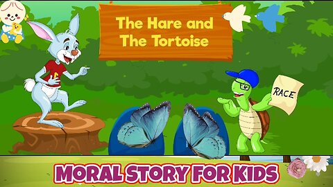 The Hare and The Tortoise | Moral story | English Stories For Kids