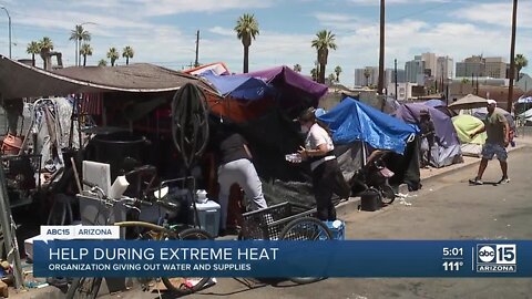 Valley nonprofit helps homeless as extreme heat nears