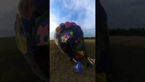 BREAKING DOWN!!! #shorts #hotairballoon #balloon #ballooning #outdoors #outdoorlife #adventure