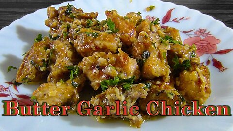 Butter Garlic Chicken New Recipe| How To Make Easy Butter Garlic Chicken|Gotasu