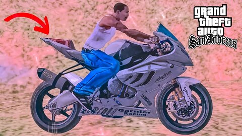 Secret BMW S1000 Bike Location in GTA San Andreas (Cheat Code)