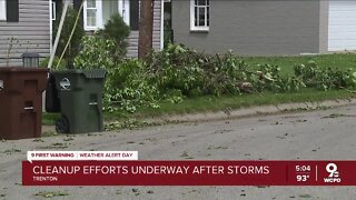 A look at the damage Monday's storm brought