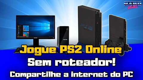 Joguei PS2 online sem roteador! Conete o PS2 direto no Pc ou notebook! wi-fi no PS2!