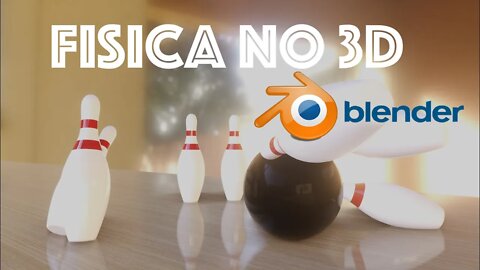 ANIMACAO COM FISICA BOLICHE - BLENDER