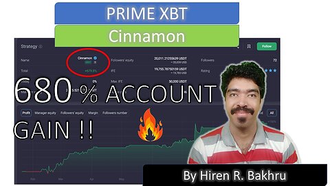 #5 - Prime XBT - Copy Trader Analysis - Cinnamon