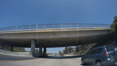 Blasian Babies Dada Hwy 15 To I-805 To I-8 To Fashion Valley (1440 Time Lapse Up Angle)