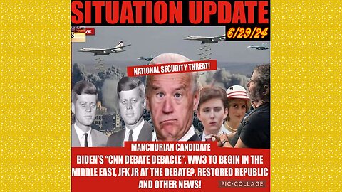 SITUATION UPDATE 6/29/24 - Trump & Biden Debate, Israel & Hezbollah, Gcr/Restored Republic