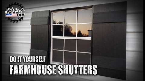 DIY Farmhouse Shutters