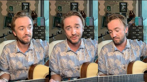 Tom Felton Sings "Fairies and Feathers" in Christmas Pajamas | #GOTPYJAMAS