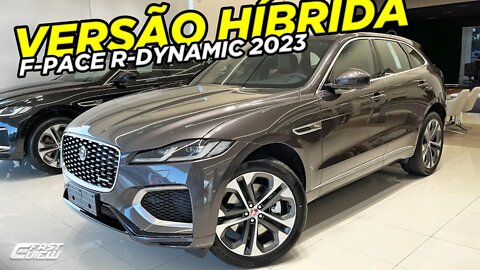 NOVO JAGUAR F-PACE R-DYNAMIC 2023 VERSÃO HÍBRIDA COM DESEMPENHO DE ESPORTIVO!