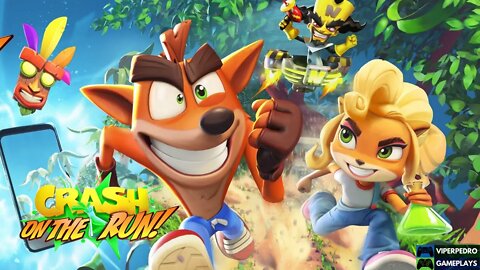 JOGUEI O CRASH DE CELULAR, E ACHEI MUITO DIVERTIDO! | Crash Bandicoot: On The Run!