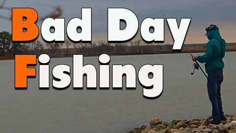 The worst day fishing lake Granger Texas