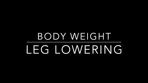 🏋️‍♂️ HOW TO Leg Lowering Isometrics | Coach Mike