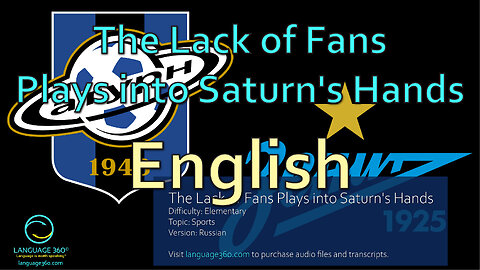 The Lack of Fans Plays into Saturn's Hands: English