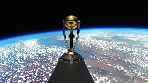 ICC Men's Cricket World Cup Trophy Tour 2023 launches into space 🚀