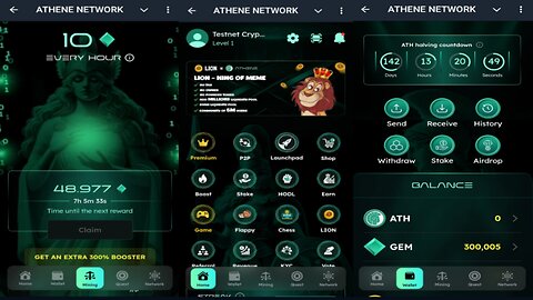 ATHENE NETWORK | Claim Free 300 000 GEM Tokens | New Launched Airdrop Bot By Athene Network