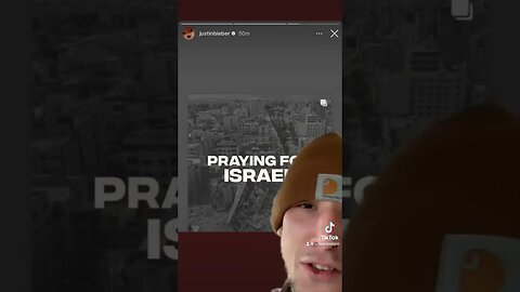 Justin Bieber Says “Pray For Israel” Over a Picture of Gaza