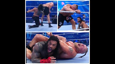 broke lesnar vs romin reigns full match highlight