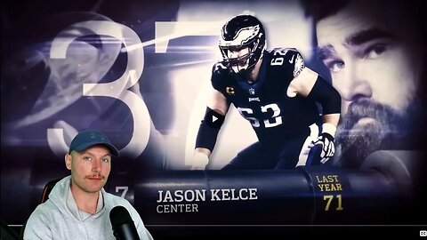 Rugby Player Reacts to JASON KELCE (C, Eagles) #37 The Top 100 NFL Players of 2023