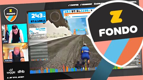 Zwift Gran Fondo 100km