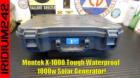 Next Level Power: Montek X 1000 Tough Waterproof 1000w Solar Generator!