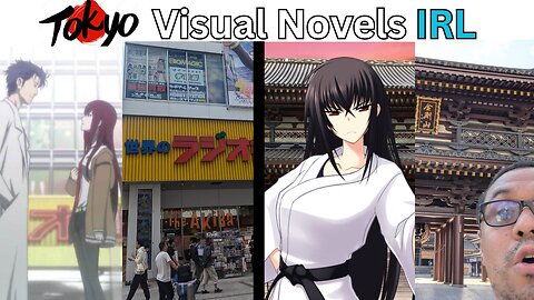 Visual Novel Notable Locations I Found in Tokyo Japan IRL (vlog)