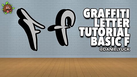 Graffiti Letter Tutorial Basic Letter F