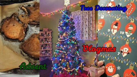 Vlogmas | Pork Chops | Chit Chat | Sock Advent | Tree Decorating