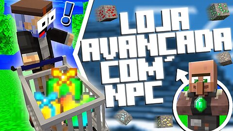 Como fazer LOJA com NPC no Minecraft!