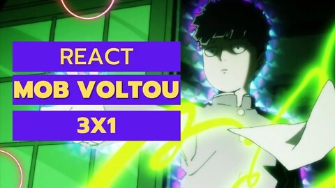 React: Mob Psycho 100 Temporada 3 Episódio 1