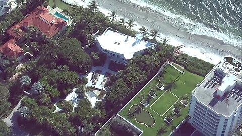 Chopper 5 flies above Nick Saban's Jupiter Island home